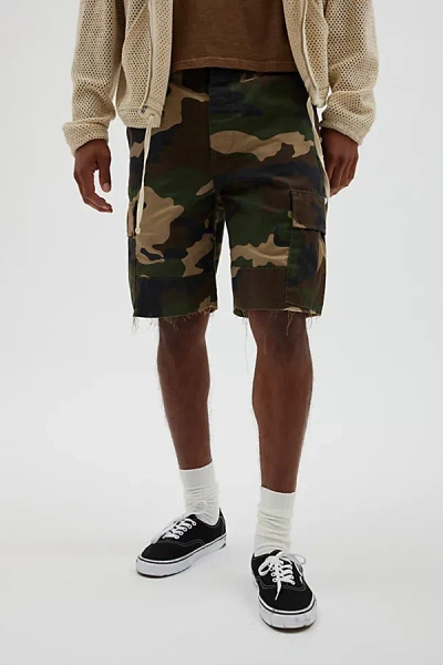 Urban Renewal Remade Camo Short In Olive, Men's At Urban Outfitters