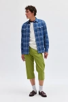 Urban Renewal Remade Cropped Chino Pant In Green, Men's At Urban Outfitters In Avocado Oil