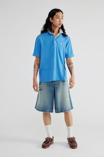 Urban Renewal Remade Double Collared Shirt In Cool Tones, Men's At Urban Outfitters