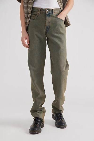 Urban Renewal Remade Levi's Dirty Wash Jean In Green Haze, Men's At Urban Outfitters