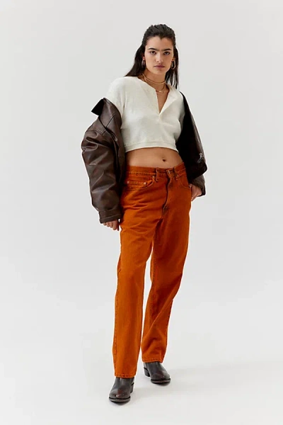 Urban Renewal Remade Levi's Overdyed Jean In Orange At Urban Outfitters
