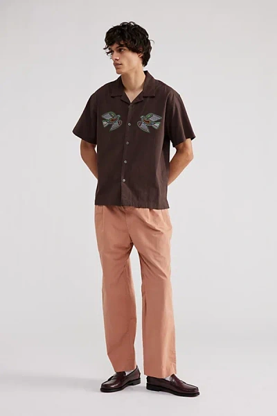 Urban Renewal Remade Overdyed Chino Pant In Rust, Men's At Urban Outfitters