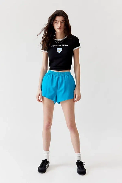 Urban Renewal Remade Overdyed Dolphin Hem Short In Sky, Women's At Urban Outfitters