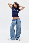 Urban Renewal Remade Patchwork Pull-on Jean In Tinted Denim, Women's At Urban Outfitters In Tinted Denim