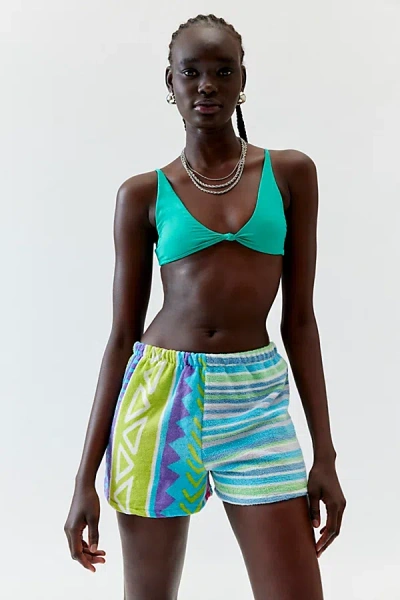 Urban Renewal Remade Pieced Terry Towel Short In Assorted, Women's At Urban Outfitters