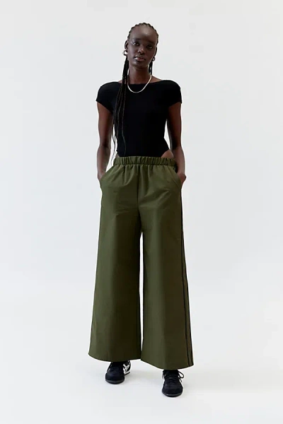 Urban Renewal Remnants Nylon Track Pant In Green, Women's At Urban Outfitters