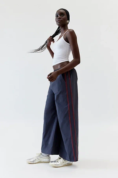 Urban Renewal Remnants Nylon Track Pant In Grey, Women's At Urban Outfitters