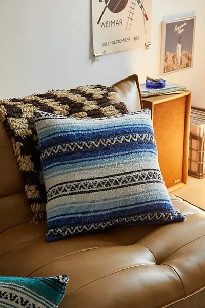 Urban Renewal Remnants Upcycled Throw Pillow At Urban Outfitters In Blue