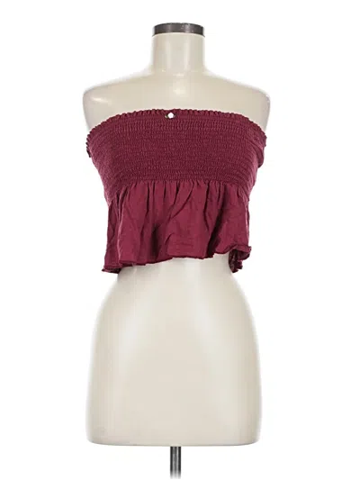 Pre-owned Urban Renewal Sleeveless Blouse In Burgundy