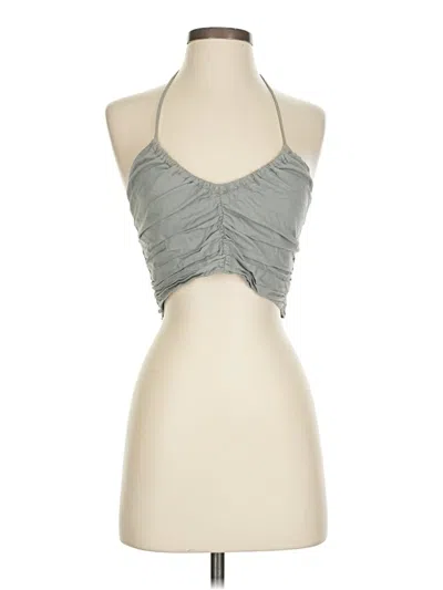 Pre-owned Urban Renewal Sleeveless Top Gray Halter Neckline Tops