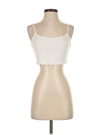 Pre-owned Urban Renewal Tank Top Ivory Strapless Neckline Tops In White