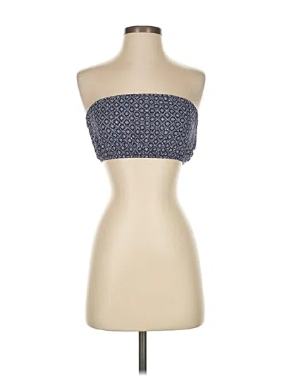 Pre-owned Urban Renewal Tube Top Blue Strapless Neckline Tops