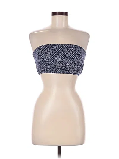 Pre-owned Urban Renewal Tube Top Blue Strapless Neckline Tops