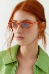URBAN RENEWAL VINTAGE ALLSORTS RECTANGLE SUNGLASSES IN ORANGE, WOMEN'S AT URBAN OUTFITTERS