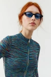 Urban Renewal Vintage Antelope Tinted Sunglasses In Blue, Women's At Urban Outfitters In Green