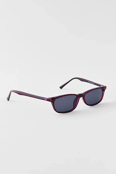 Urban Renewal Vintage Joe's Square Sunglasses In Purple, Women's At Urban Outfitters