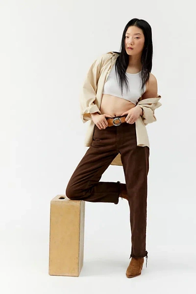 Urban Renewal Vintage Made In The Usa Levi's 550 Jean In Brown At Urban Outfitters
