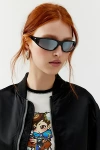 Urban Renewal Vintage Released Wrap Sports Sunglasses In Black, Women's At Urban Outfitters