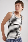 Urban Renewal Vintage Striped Tank Top In Navy, Men's At Urban Outfitters
