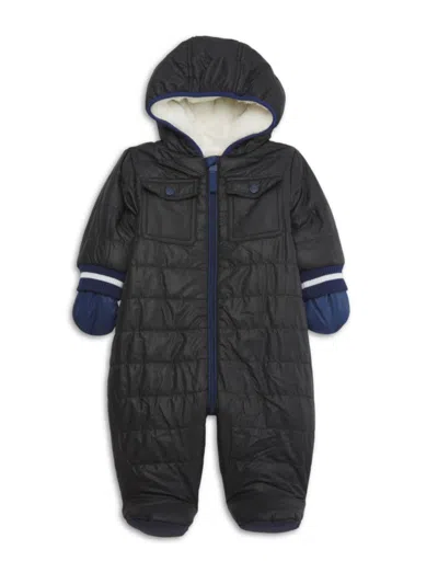 Urban Republic Baby Boy's Faux Fur Lined Puffer Footie
