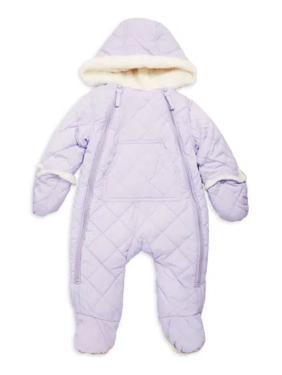 Urban Republic Baby Girl's Quilted Footie In Lilac