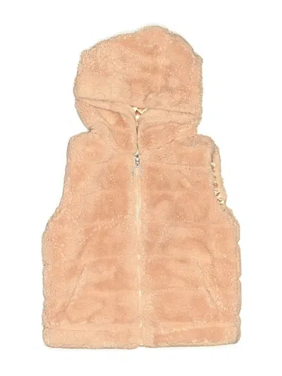 Pre-owned Urban Republic Kids' Faux Fur Vest In Brown