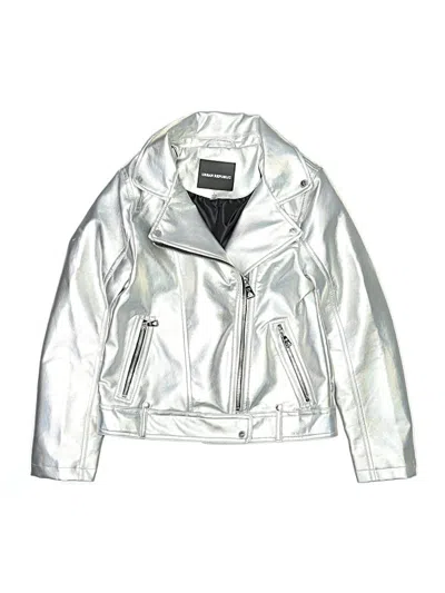 Pre-owned Urban Republic Kids' Jacket In Silver