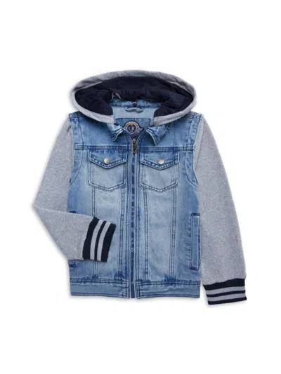 Urban Republic Babies' Kid's Denim Twofer Jacket In Blue