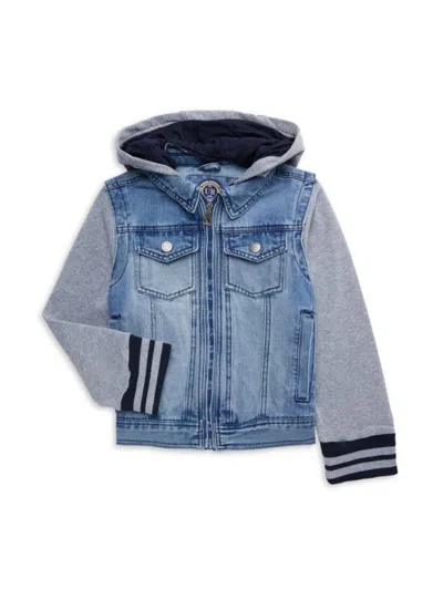 Urban Republic Kids'  Little Boy's Twofer Denim Jacket