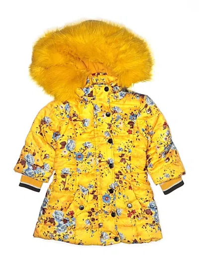 Pre-owned Urban Republic Kids' Raincoat In Yellow