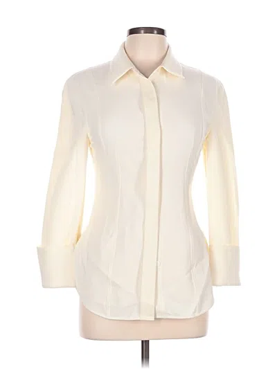 Pre-owned Urban Revivo 3/4 Sleeve Blouse In Ivory