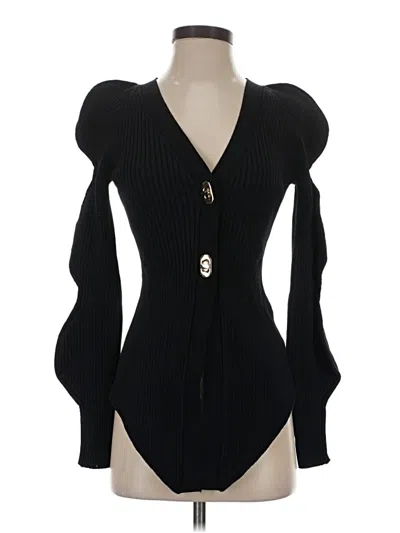 Pre-owned Urban Revivo Bodysuit In Black