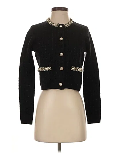 Pre-owned Urban Revivo Cardigan Sweater In Black