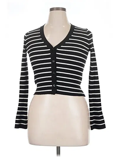 Pre-owned Urban Revivo Cardigan Sweater In Black