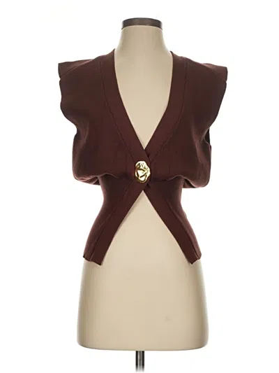 Pre-owned Urban Revivo Cardigan Sweater In Brown