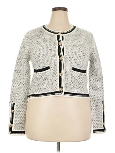 Pre-owned Urban Revivo Cardigan Sweater In Ivory