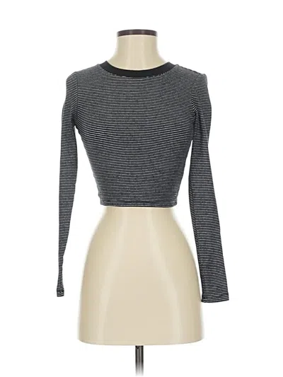 Pre-owned Urban Revivo Long Sleeve T-shirt In Gray