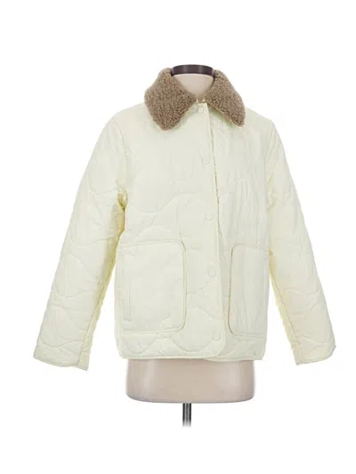 Pre-owned Urban Revivo Snow Jacket In White