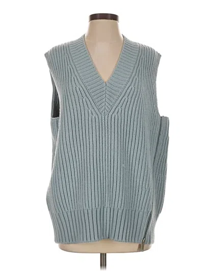 Pre-owned Urban Revivo Sweater Vest In Blue