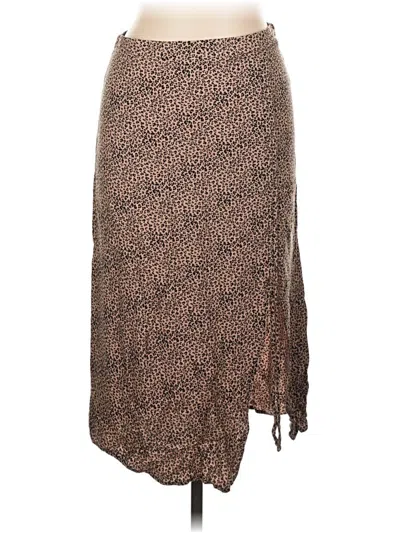 Pre-owned Urban Romantics Casual Skirt In Brown