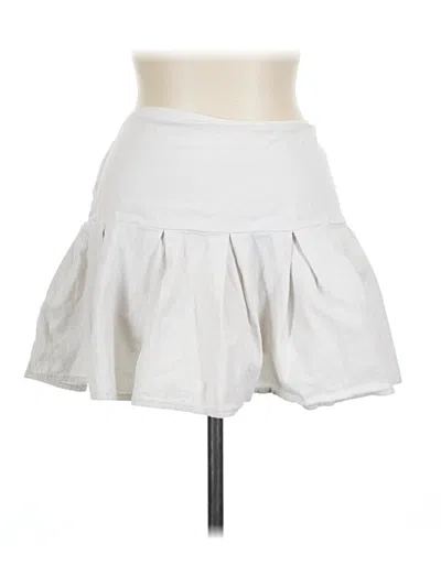 Pre-owned Urban Romantics Casual Skirt In White
