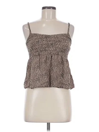 Pre-owned Urban Romantics Sleeveless Blouse In Brown