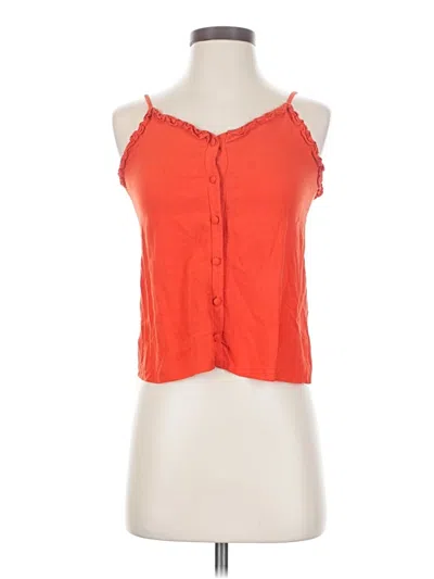 Pre-owned Urban Romantics Sleeveless Blouse In Orange