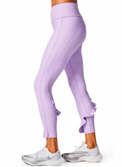 Urban Savage Ruffle Leggings In Lavender In Purple