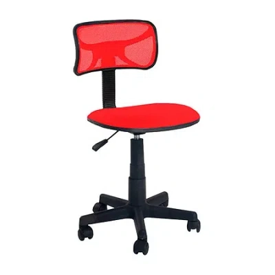 Urban Shop Mesh Swivel Office Chair In Red