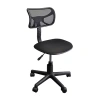 Urban Shop Swivel Rolling Mesh Office Chair In Black