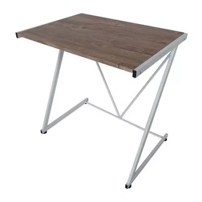 Urban Shop Z-shaped Student Desk In White