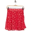 Urban Social Ditsy Print Skirt In Red