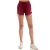 Urban Social Dolphin Shorts In Burgundy