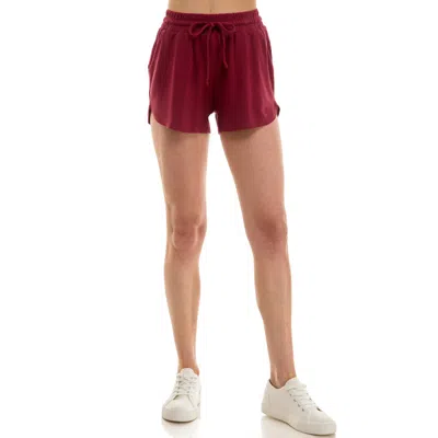 Urban Social Dolphin Shorts In Burgundy